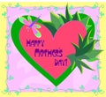 Happy MotherÃ¢â¬â¢s Day Heart with Plants